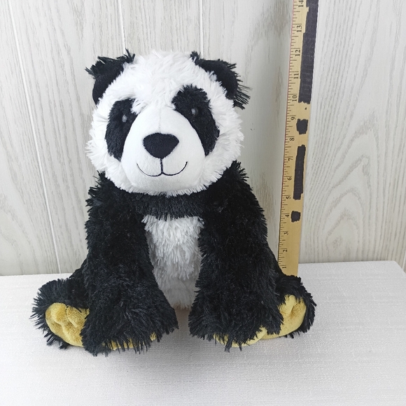 Build A Bear Workshop Retired Pawsome Panda Bear Furry Plush Brown Paws 12" - Picture 7 of 8